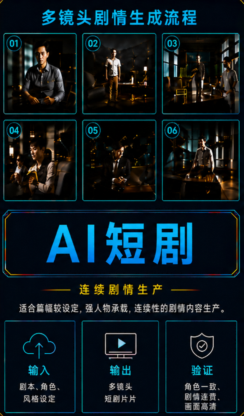 AI短剧样片制作